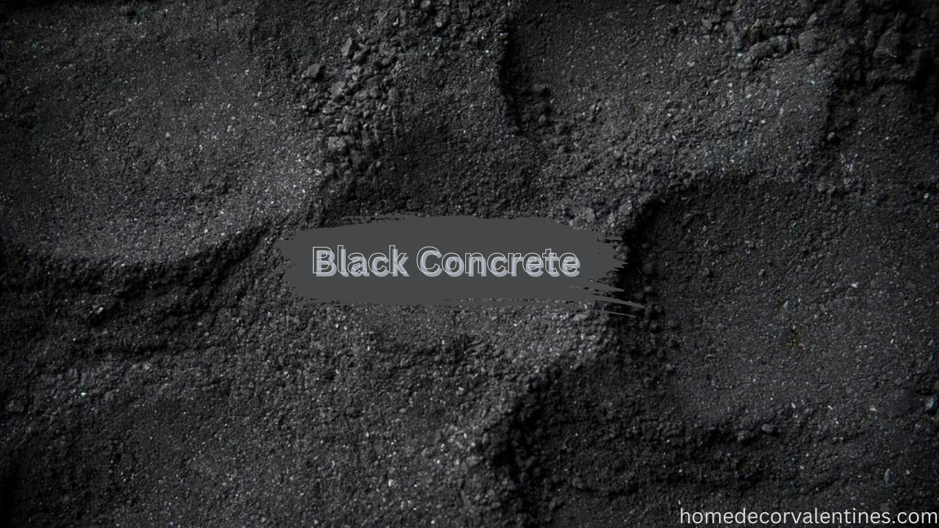 black concrete