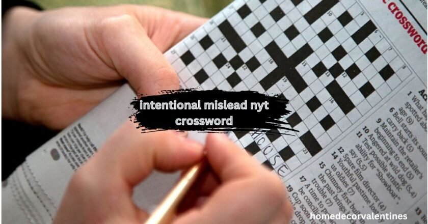 The Art of Deception intentional mislead nyt crossword Puzzle