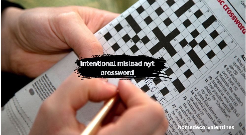 intentional mislead nyt crossword